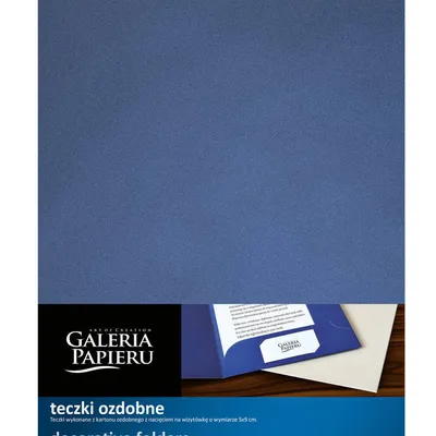 Teczka ofertowa a4 ARGO 220615 granatowa 10szt