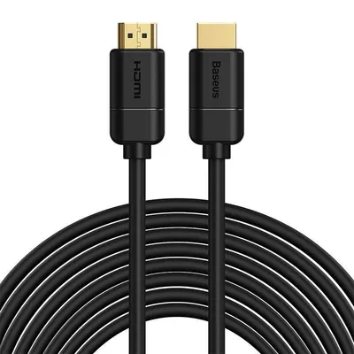 Kabel hdmi 2.0 Baseus, 4k 30hz, 3d, hdr, 18gbps, 8m (czarny)