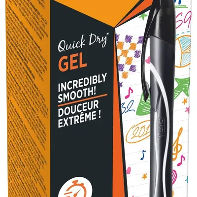 Długopis żelowy BIC intensity quick dry 949873 czarny 0.7mm