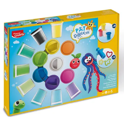 Masa plastyczna Maped Creativ 20 kolorów z akcesoriami