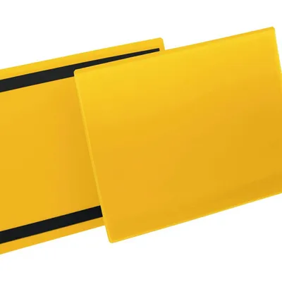 Kieszeń magazynowa magnetyczna pozioma a4 DURABLE 174504 żółta 50 szt