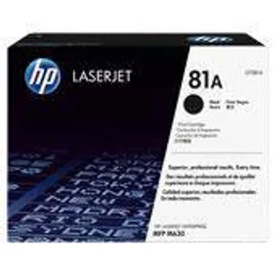 Toner oryginalny HP81a cf281a czarny 10500 stron