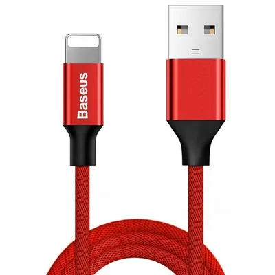 Kabel Baseus yiven lightning 1.8m 2a (czerwony)
