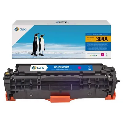 G&g kompatybilny toner z cc533a, ce413a, cf383a, crg118, crg718, crg318, magenta, 2800s, nt-ph533um, hp 304a, dla hp color laserje