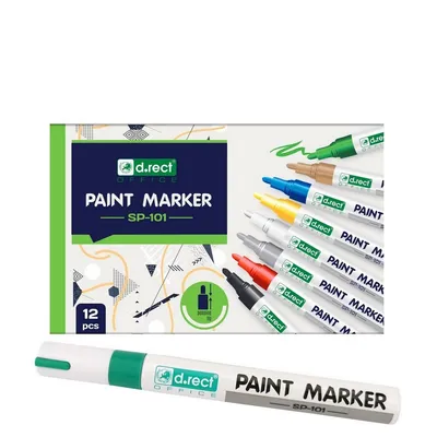 Marker olejowy D.RECT sp-101 zielony 2-4.5mm