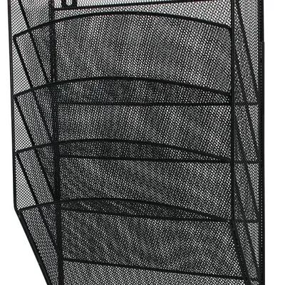 Zestaw pojemników na dokumenty 315x440x120mm Q-Connect office set czarny metalowa siatka