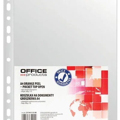 Koszulki groszkowe a4 OFFICE PRODUCTS pp 30mic 100szt
