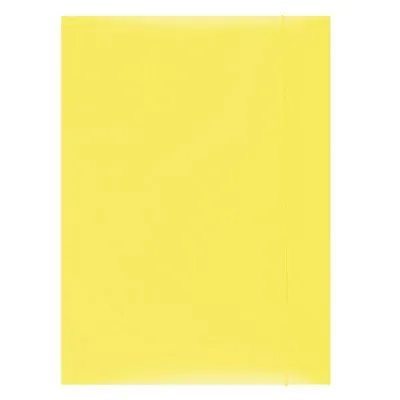 Teczka z gumką a4 OFFICE PRODUCTS żółta karton 300gsm