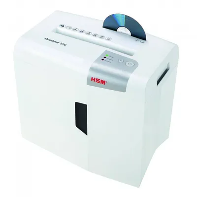 Niszczarka 220mm HSM s10 shredstar 1042121 biało/srebrna 10krt paski 6mm 18 litrów