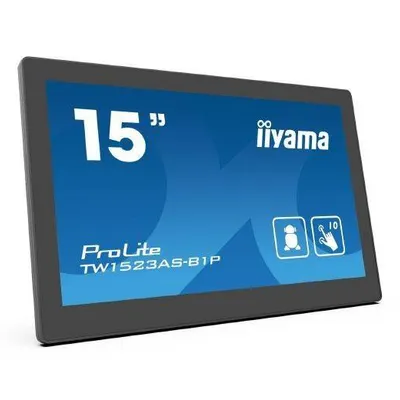 Iiyama monitor 15 cali tw1523as-b1p 10p. dot. ips, android, usb, wifi, mic, 2x2w