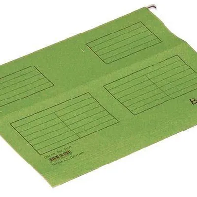 Teczka zawieszkowa a4 BANTEX 100331436 jasno zielona z kartonu