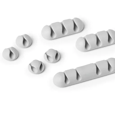 Klips na kabel samoprzylepny DURABLE cavoline clip mix 504110 szary 7 sztuk