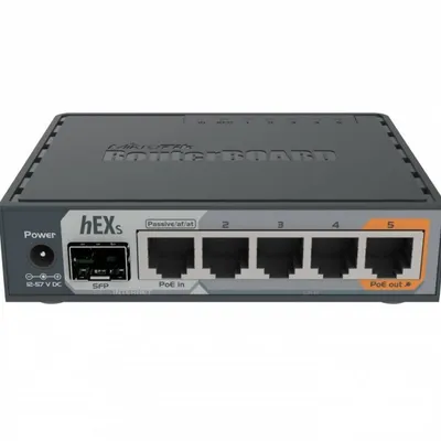 Mikrotik router xdsl 1xwan 4xlan sfp rb760igs
