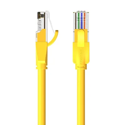 Kabel sieciowy utp cat6 Vention ibeyf rj45 ethernet 1000mbps 1m żółty