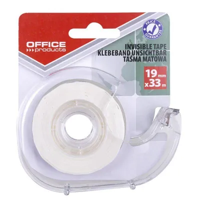 Taśma biurowa z dyspenserem 19mmx33m OFFICE PRODUCTS matowa
