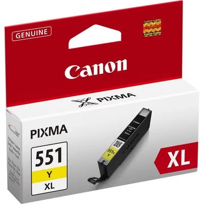 Tusz oryginalny CANON cli551y xl 6446b001 yellow 11 ml po terminie
