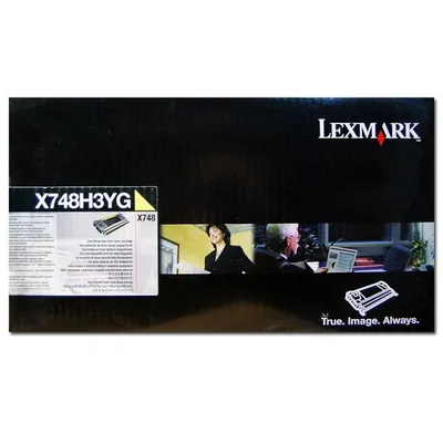 Toner oryginalny LEXMARK x748h3yg yellow 10000 stron