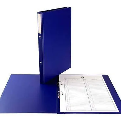 Teczka do akt osobowych BIUR-FOL td-12-02 granatowa pvc 2r/20mm