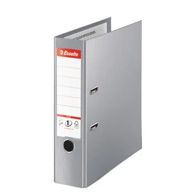 Segregator a4 ESSELTE no.1 vivida plus 80 mm 81188 szary