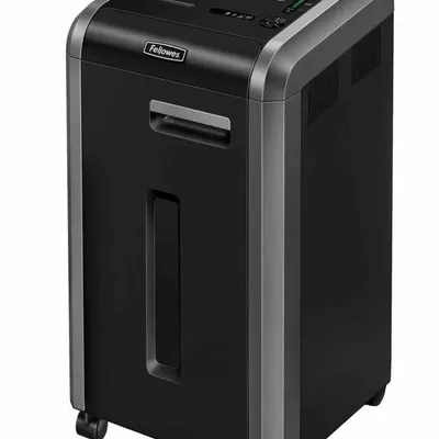 Niszczarka a4 Fellowes 225mi mic 4620101 czarna 16krt ścinki 2x12mm 60 litrów