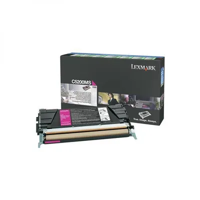 Toner oryginalny LEXMARK c5200ms magenta 1500 stron