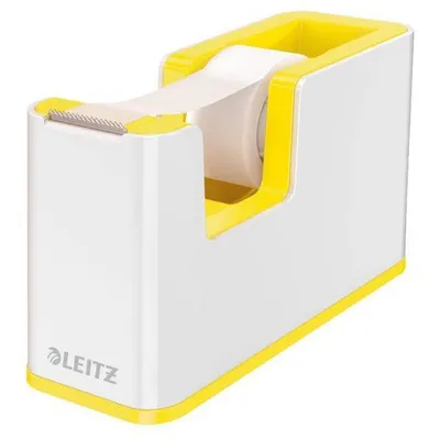 Podajnik do taśmy LEITZ wow 53641016 biało-żółty