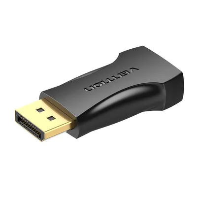 Adapter hdmi żeński do display port żeński Vention hbob0 1080p 60hz (czarny)