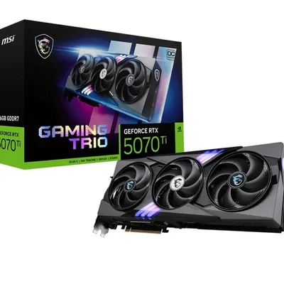 Msi karta graficzna geforce rtx 5070 ti 16g gaming trio oc gddr7 256bit hdmi/3dp