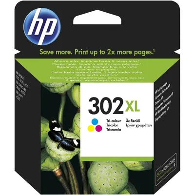 Tusz oryginalny HP302xl f6u67ae cmy 330 stron
