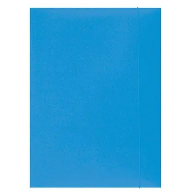 Teczka z gumką a4 OFFICE PRODUCTS jasnoniebieska karton 300gsm