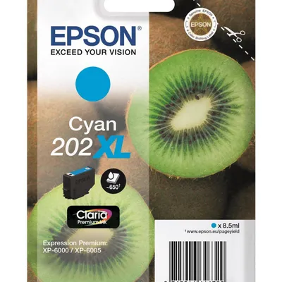 Tusz oryginalny EPSON t02h2 c13t02h24010 cyan 650 stron