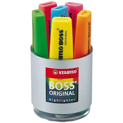 Zakreślacz STABILO boss 7006 mix*6 6szt.