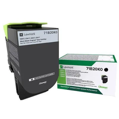 Toner oryginalny LEXMARK 71b20k0 czarny 3000 stron