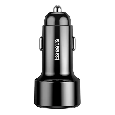Ładowarka samochodowa Baseus magic 2x usb qc 3.0 45w (czarna)