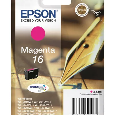 Tusz oryginalny EPSON t1623 c13t16234012 magenta 3,1 ml