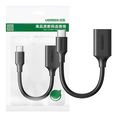 Adapter otg usb-c 3.0 UGREEN us154 (czarny)