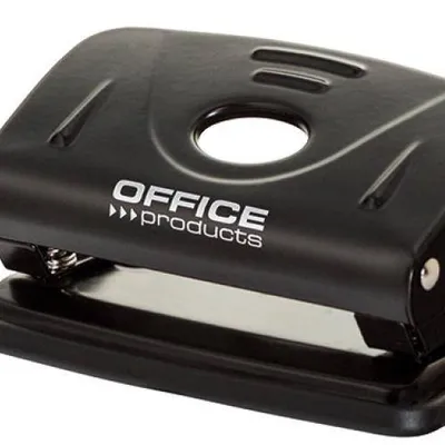 Dziurkacz metalowy OFFICE PRODUCTS czarny 12 kart