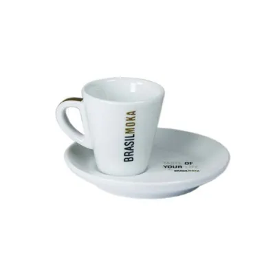 Filiżanki do kawy capuccino BRASILMOKA 250ml duże 6szt