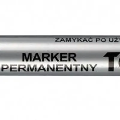 Marker permanentny TOMA to-091 3 3 czarny ścięta końcówka