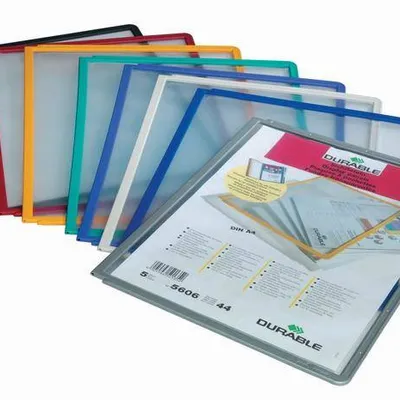 Panel prezentacyjny a4 DURABLE sherpa 560637 grafitowy