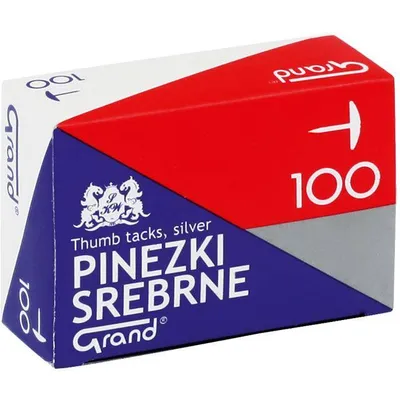 Pinezki srebrne Grand 110-1391 100szt