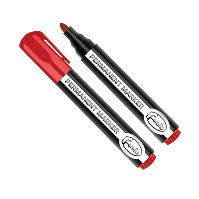 Marker permanentny FOROFIS 91568 czerwony okrągła