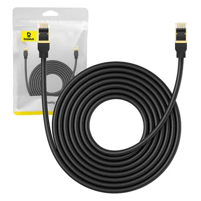 Kabel sieciowy kat. 8 Baseus ethernet rj45, 40gbps, 8m (czarny)