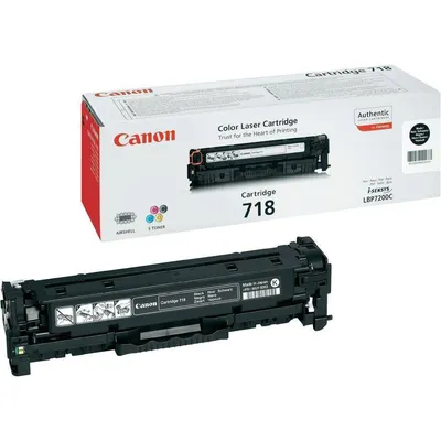 Toner oryginalny CANON crg718bk 2662b002 czarny 3400 stron