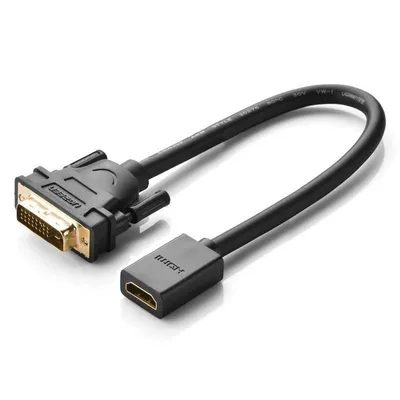 Adapter dvi do hdmi UGREEN 20118, 15cm (czarny)