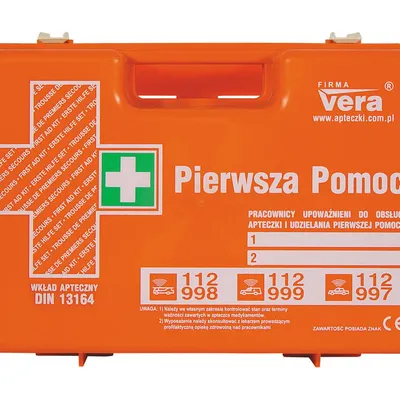 Apteczka przemysłowa VERA top 15 din 13164 walizka z abs