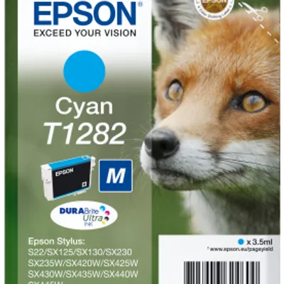 Tusz oryginalny EPSON t1282 c13t12824012 cyan 3,5 ml