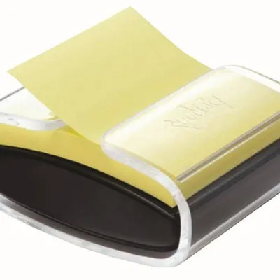 Podajnik do karteczek samoprzylepnych 3M post-it® pro pro-b-1sscy-r330 czarny + bloczek super sticky z-notes