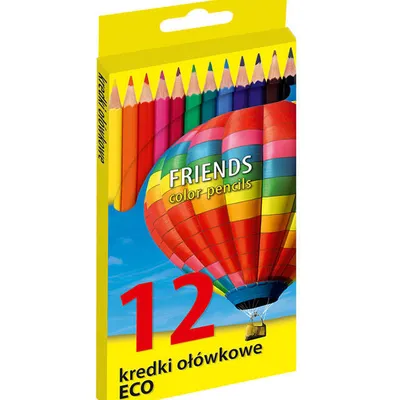 Kredki ołówkowe bezdrzewne eco 170-2302 12kol