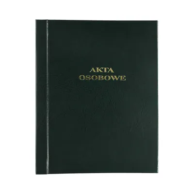 Teczka do akt osobowych a4 BARBARA 1822002 zielona